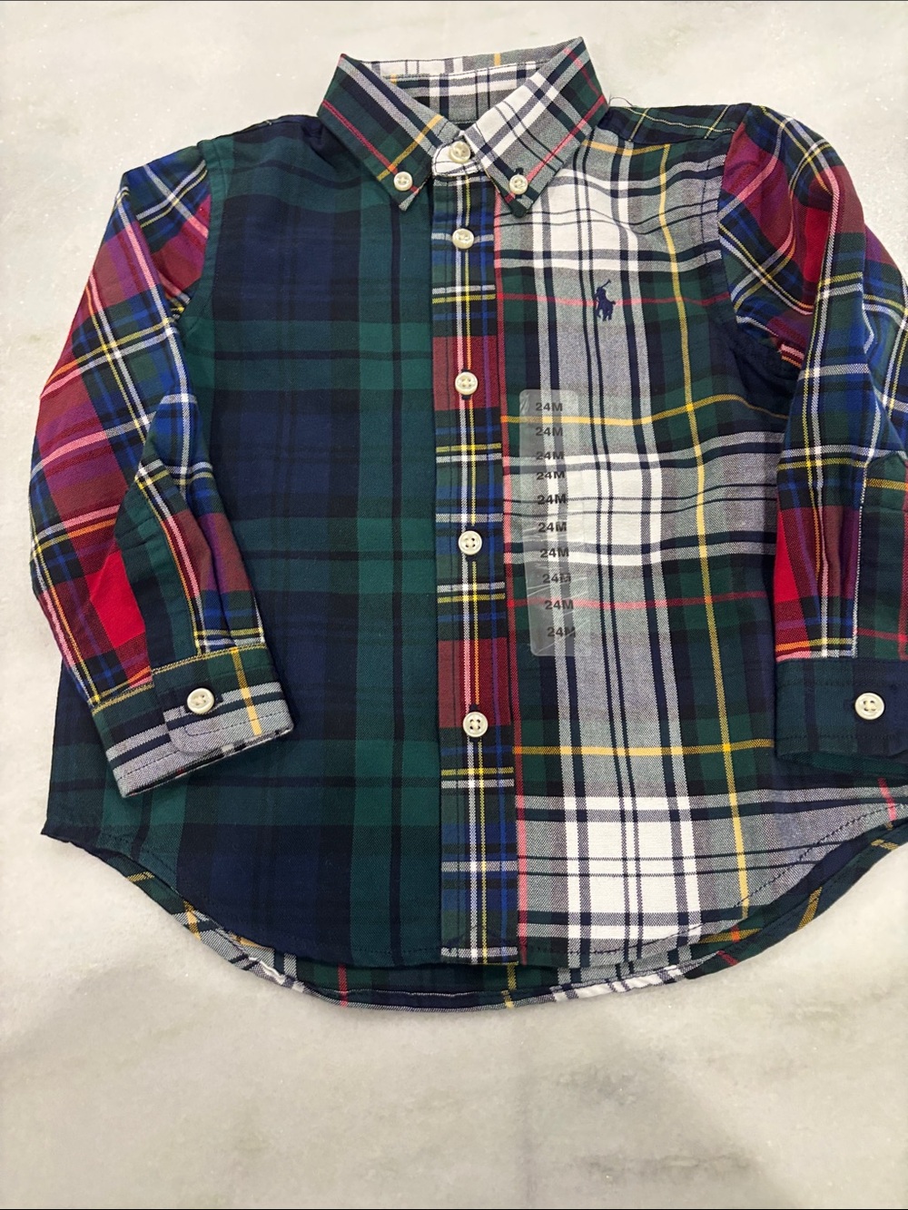 Baby boys Ralph Lauren button down-new 24 months
